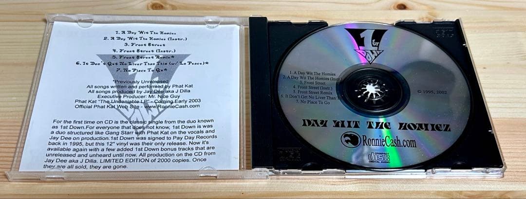 洋楽 1ST DOWN JAY DEE J.DILLA PHAT KAT 1995