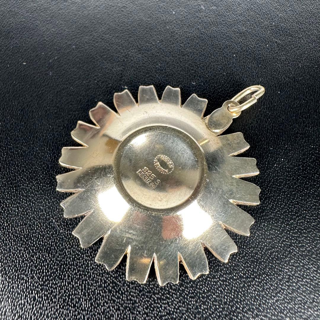 925 S   デイジー フラワー ネックレス トップ