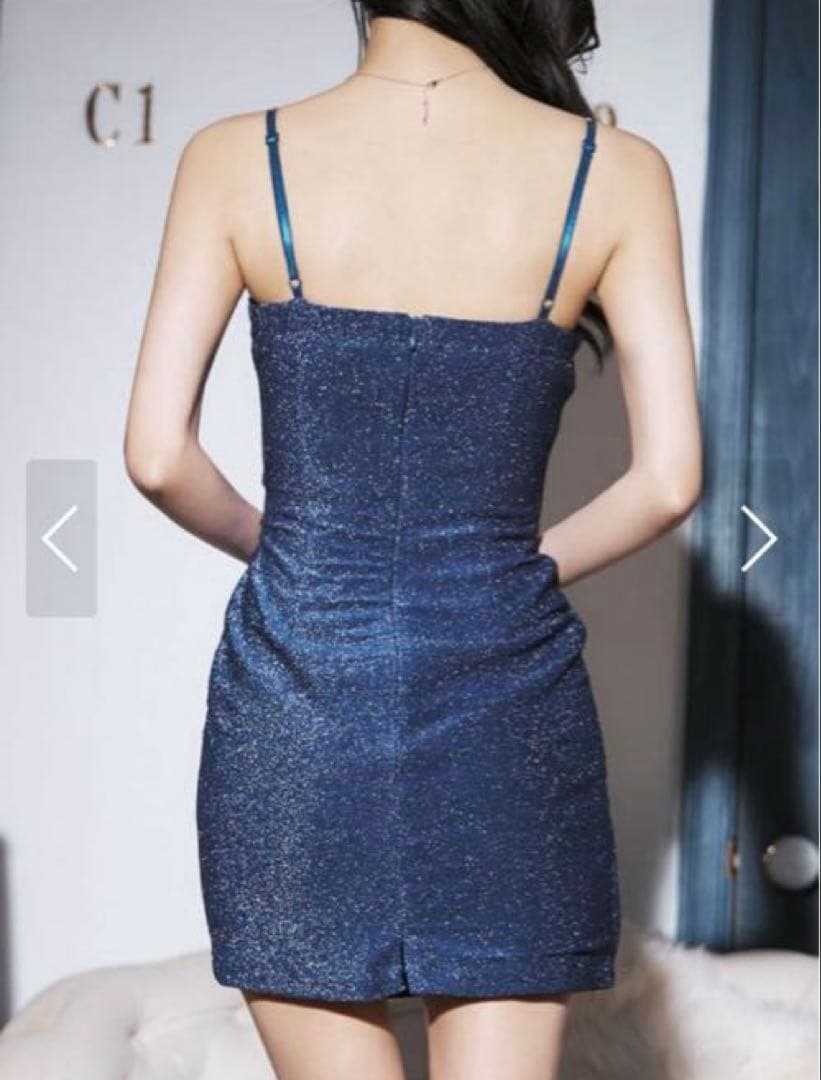 グリッターラメキャミドレス