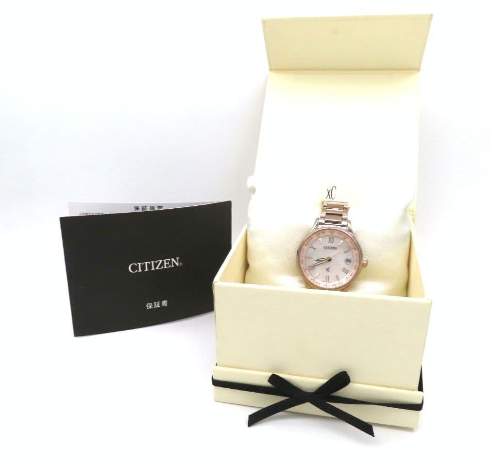 【EC1164-53W】☆新品同様☆CITIZEN シチズン 時計 クロスシー