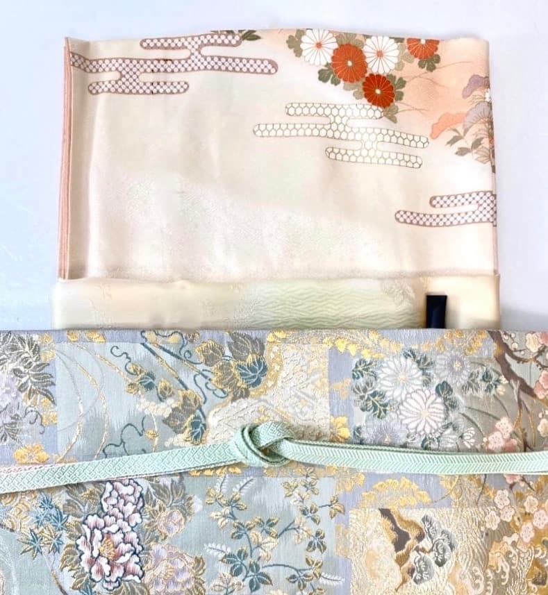 ご予約中です。未使用仕付け糸付 三松謹製 正絹訪問着 ヱ霞 麗しく雅なお色柄