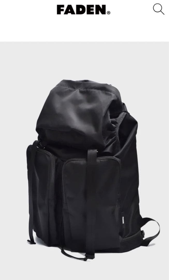 新品　FADEN/ Chaos Lid BackPack 013_Reznor