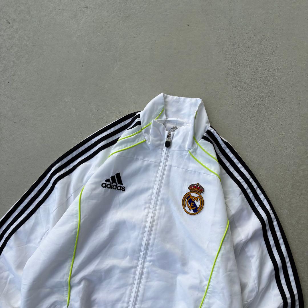 00s adidas レアルマドリード　ナイロンジャケット　Y2K アーカイブ