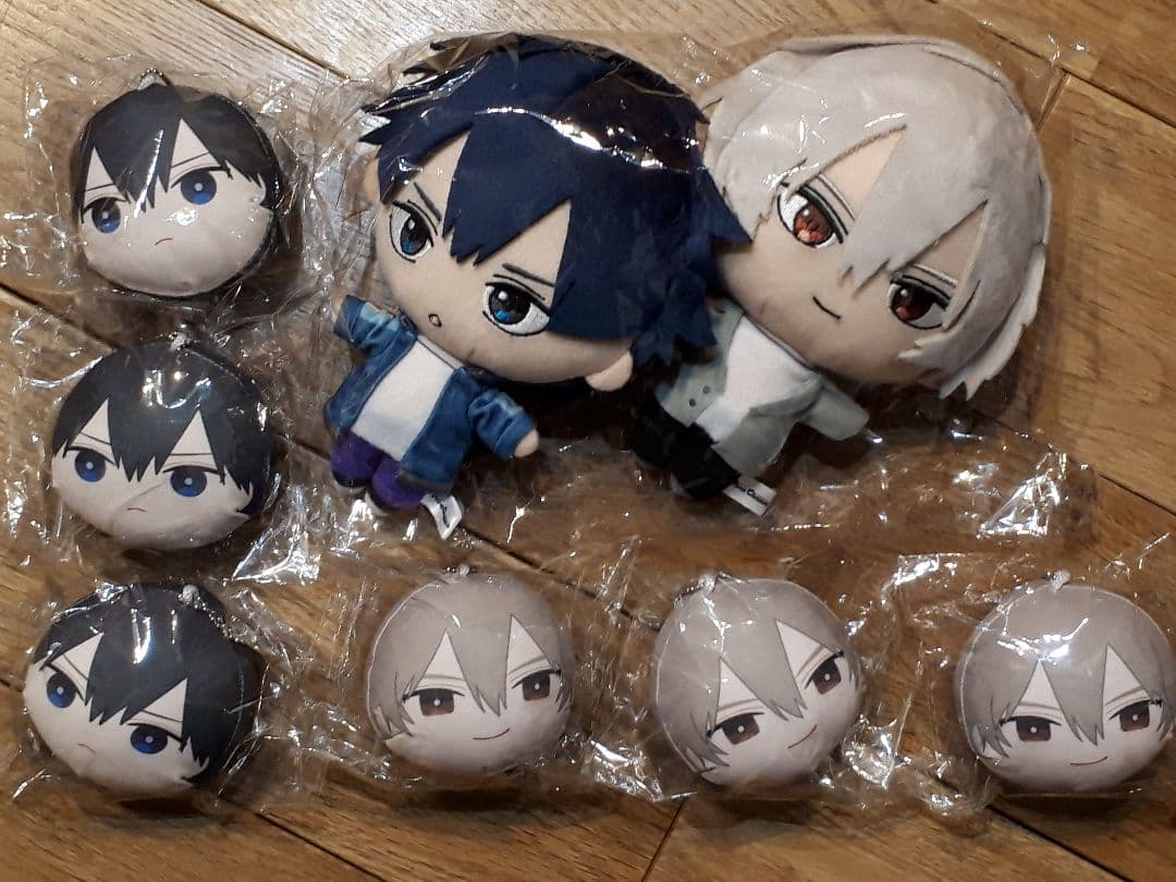 鈴丸みんた くじ タカラのびいどろ ぬいぐるみ おもちストラップ 2種類 セット