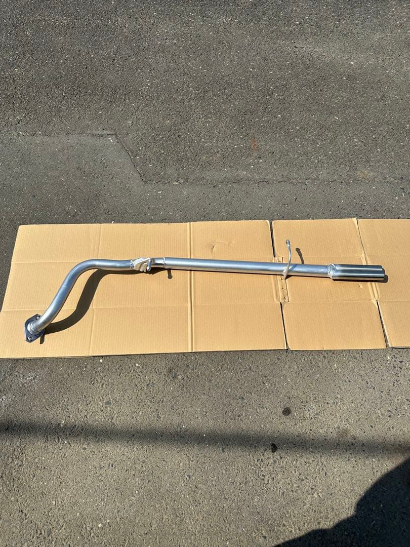 ZVW40/41用ワンオフフルストレートデュアル2本出しリアピースマフラー