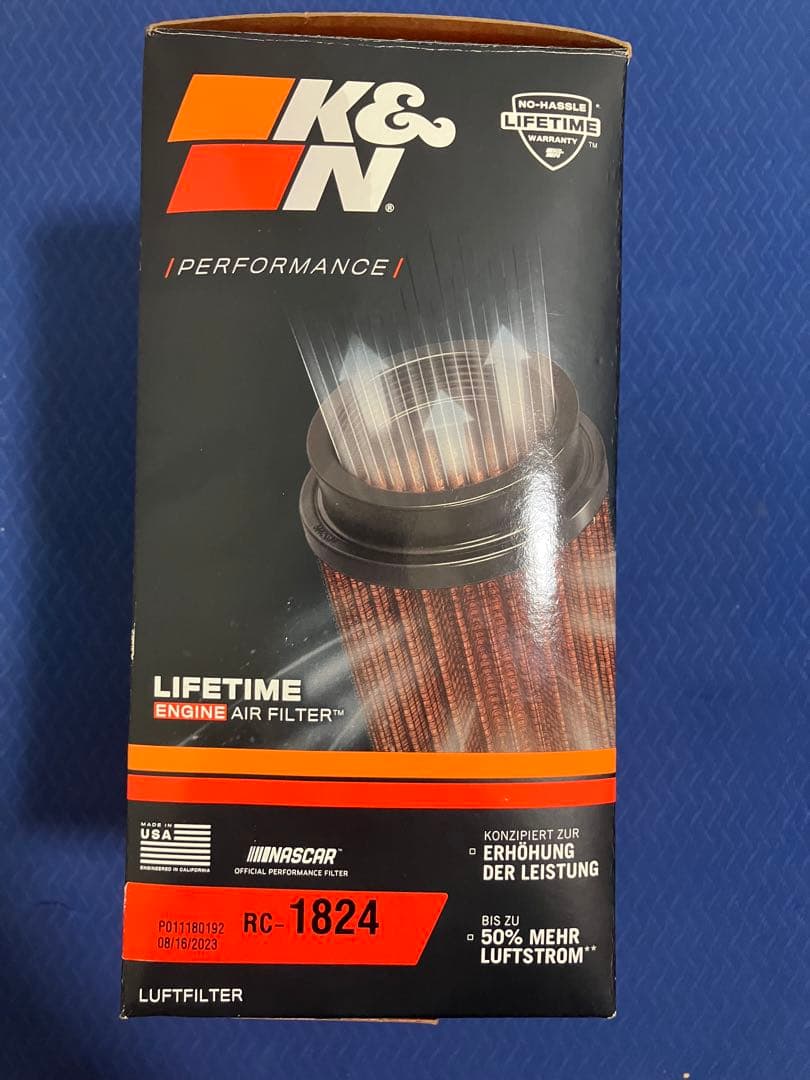 未使用　ヨシムラ　K&N ケーアンドエヌ エアフィルター　カスタムフィルター