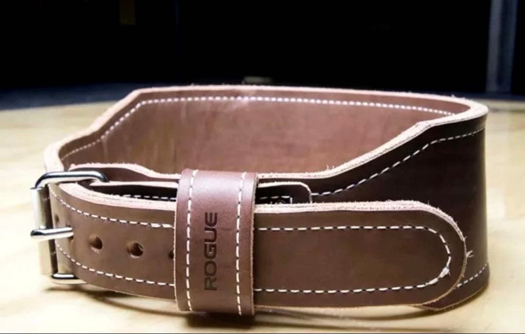 ★新品未使用 ROGUE レザー トレーニング・パワーベルト S