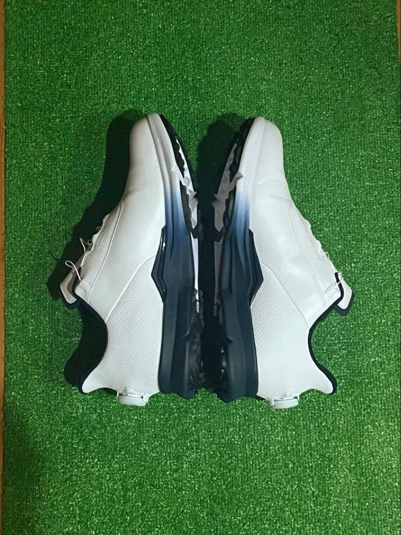 ニ*ー様 フットジョイゴルフシューズ フューエル BOA ホワイト/ネイビー　2