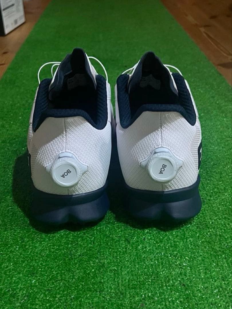 ニ*ー様 フットジョイゴルフシューズ フューエル BOA ホワイト/ネイビー　2