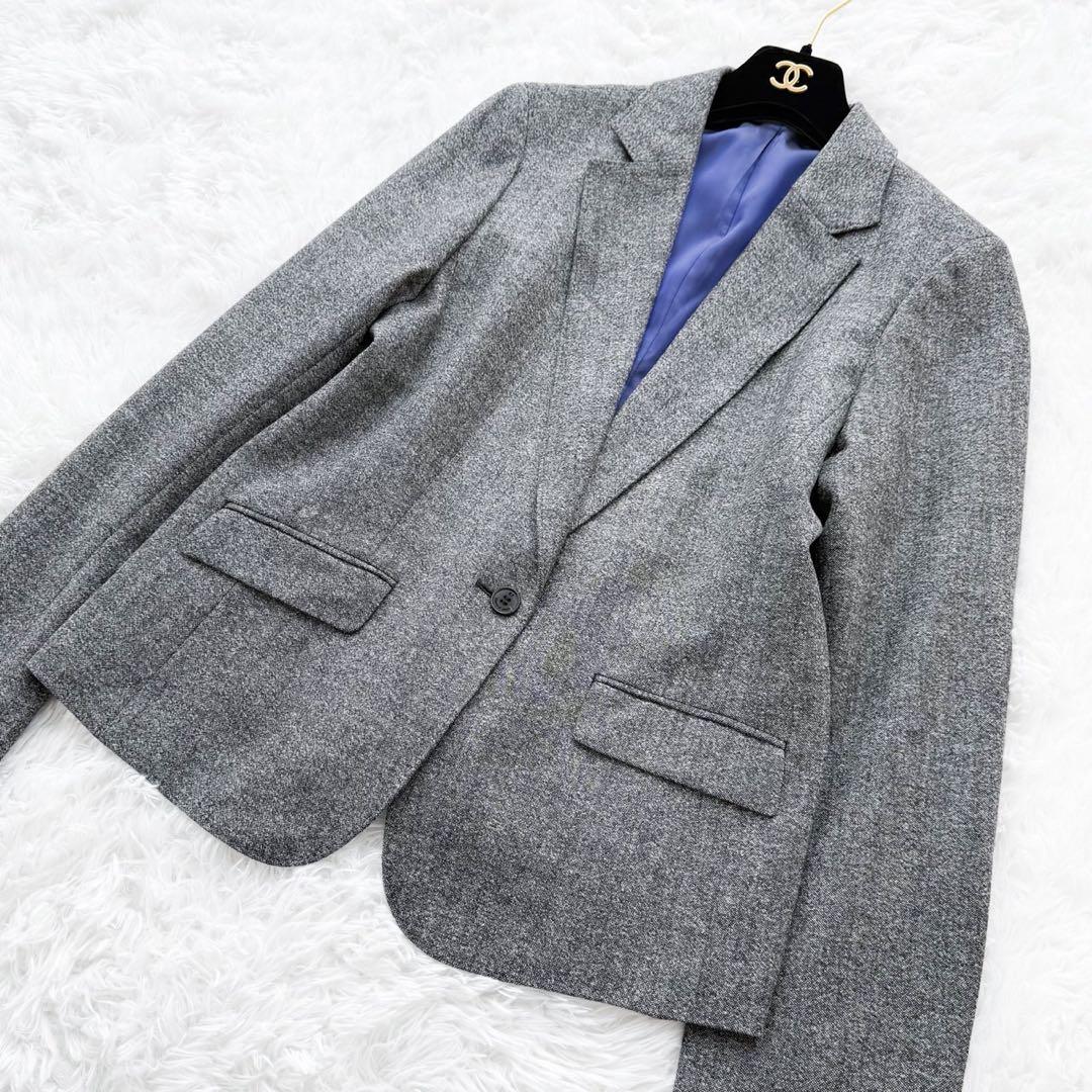 K.T ロロピアーナ カシミヤ混 スカートスーツセットアップ 大きいサイズ17号