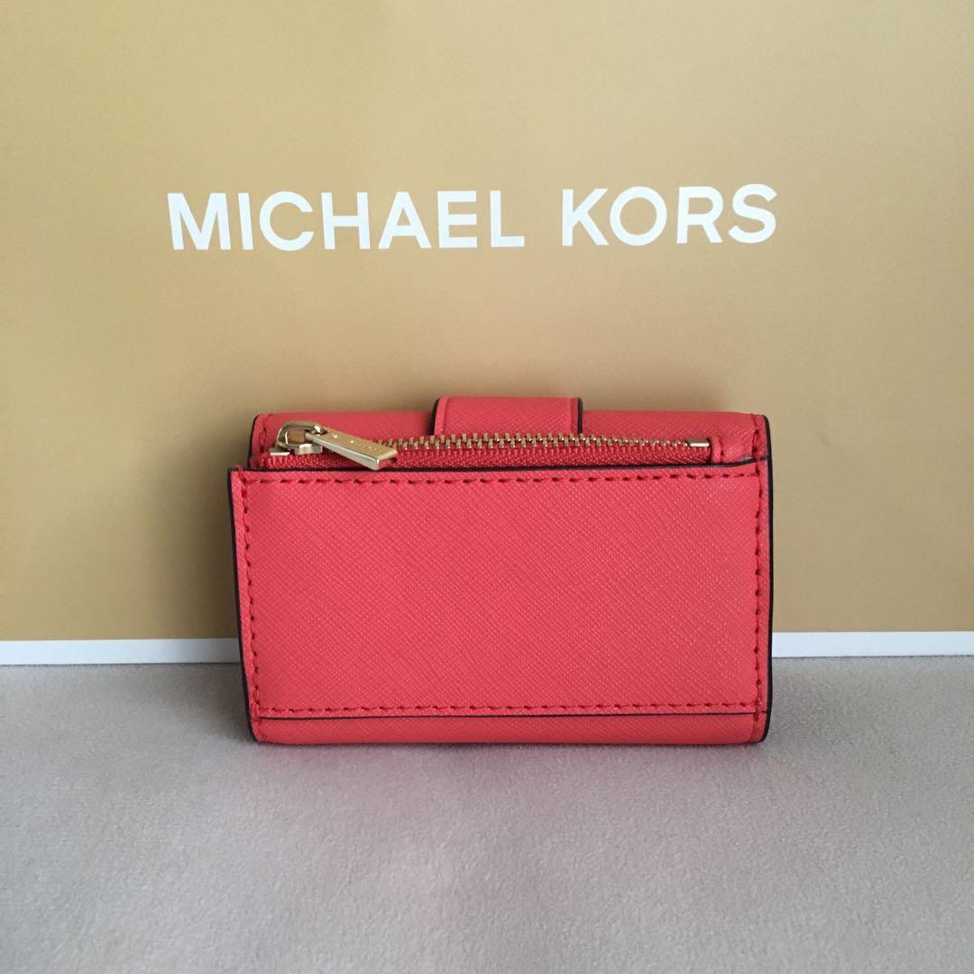新品 マイケルコース MICHEAL KORS レッド キーケース 財布