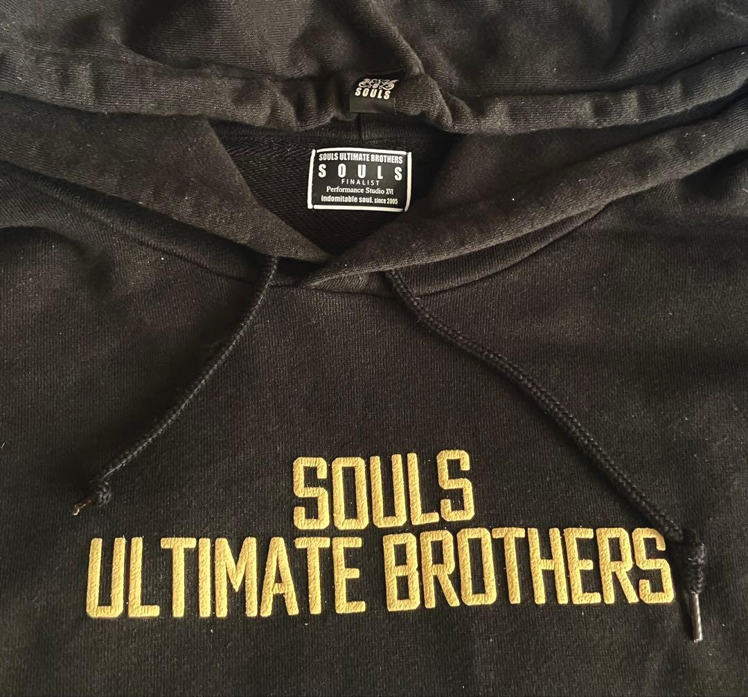 SOULS ソウルズ Wフードプルパーカー 3XL 黒