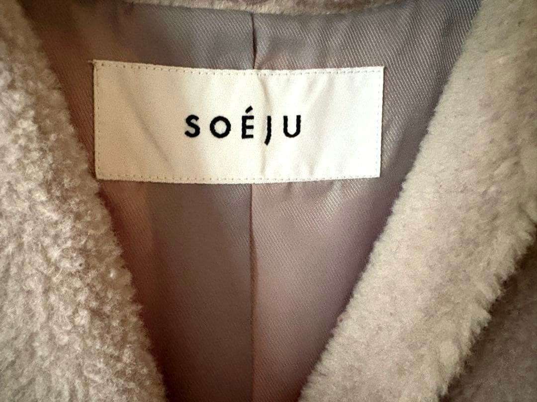 みみみ　soeju ウールボアコート