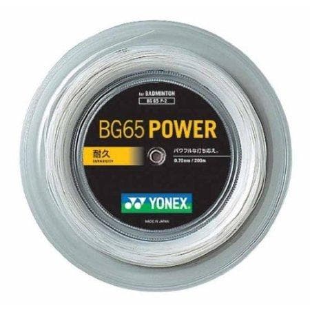 YONEX　BG65POWER 200mロール(BG65パワー)　ホワイト