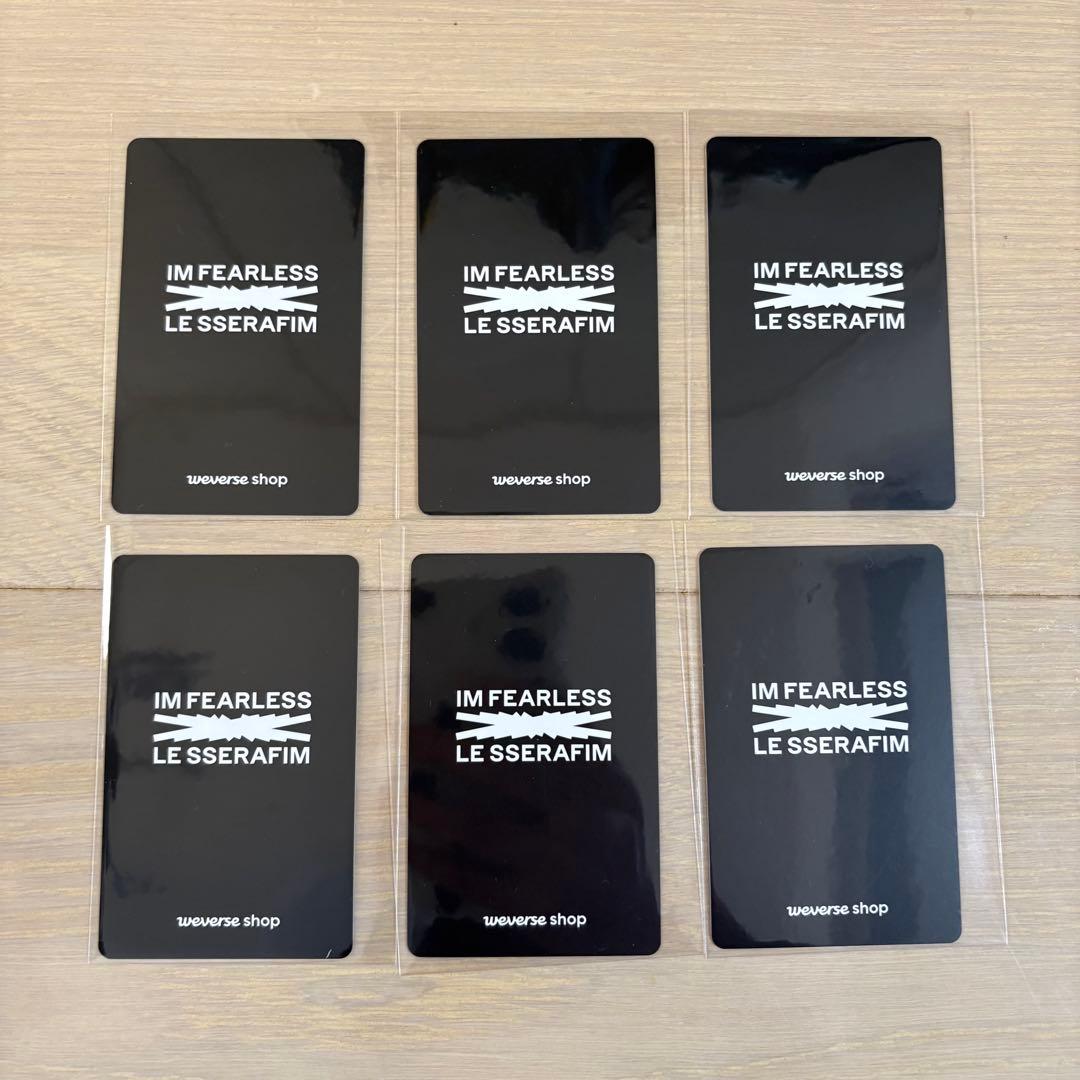 ルセラフィム fearless weverse限定 トレカ