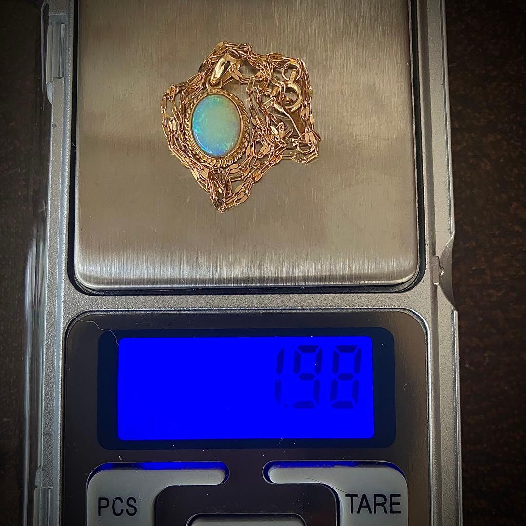 こ*丸様 k18 オパールペンダントトップ＆k18チェーン