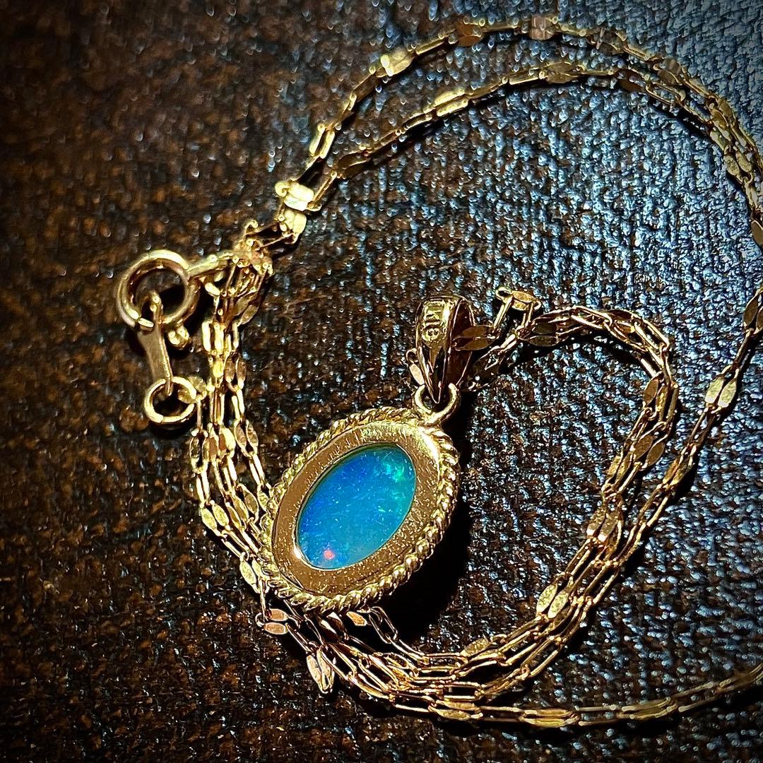 こ*丸様 k18 オパールペンダントトップ＆k18チェーン