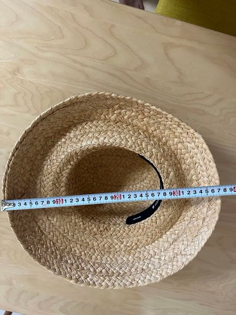 HELEN KAMINSKIヘレンカミンスキー 麦わら帽子 ベージュ リボン付き