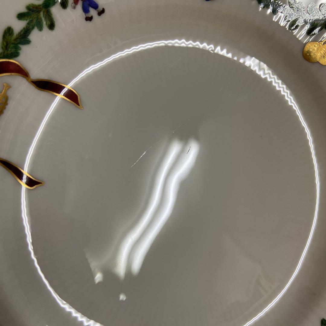 ロイヤルコペンハーゲン　スターフルーテッド クリスマス ディーププレート 4枚