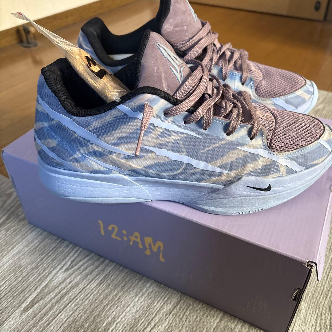 Nike 12:AM バスケットシューズ サイズ28㎝ グレー/パープル
