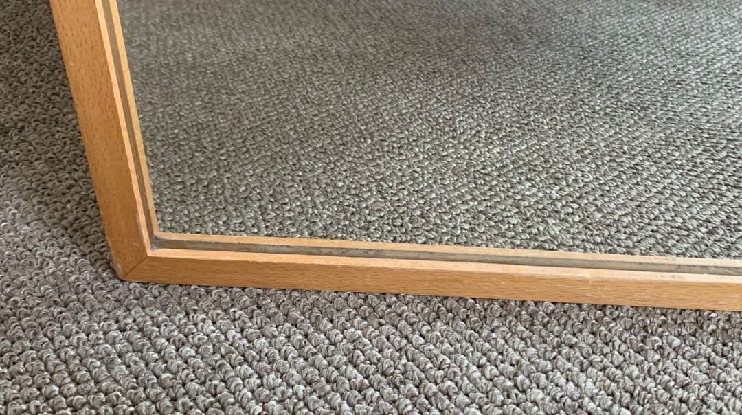 無印良品　姿見　鏡　ハンガーラック　送料込み　ミラー　中古