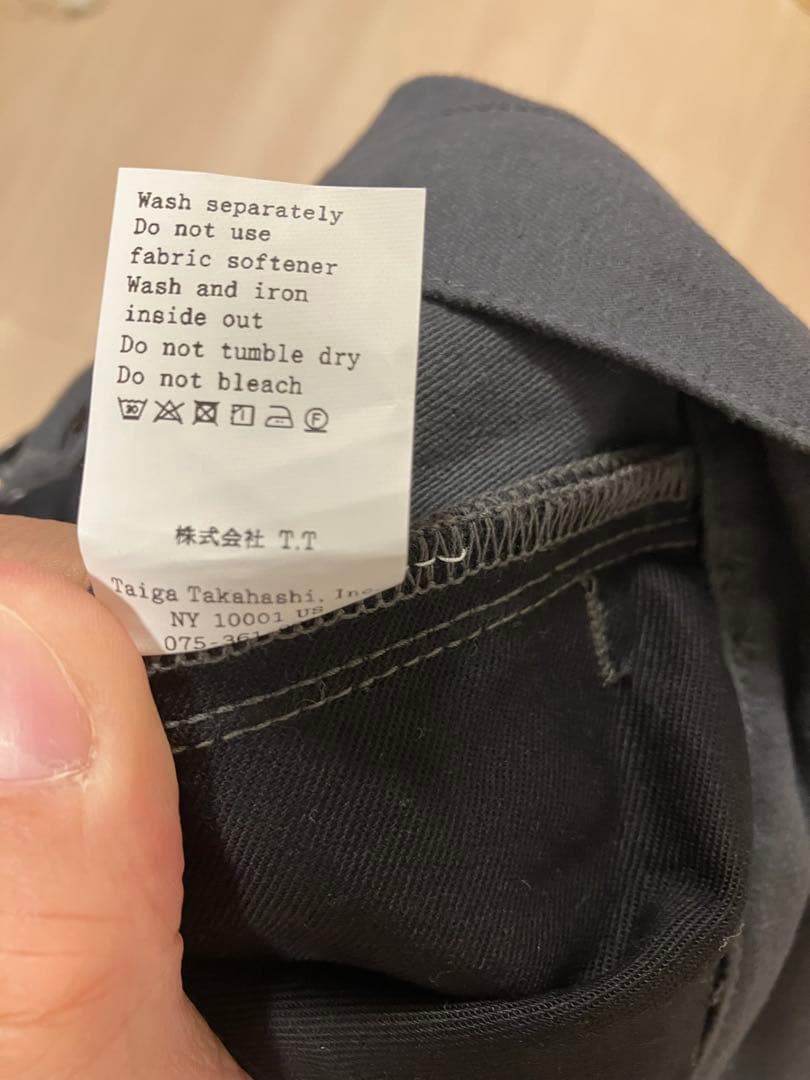 T.T taiga takahashi 26SSエンジニアトラウザー 30インチ