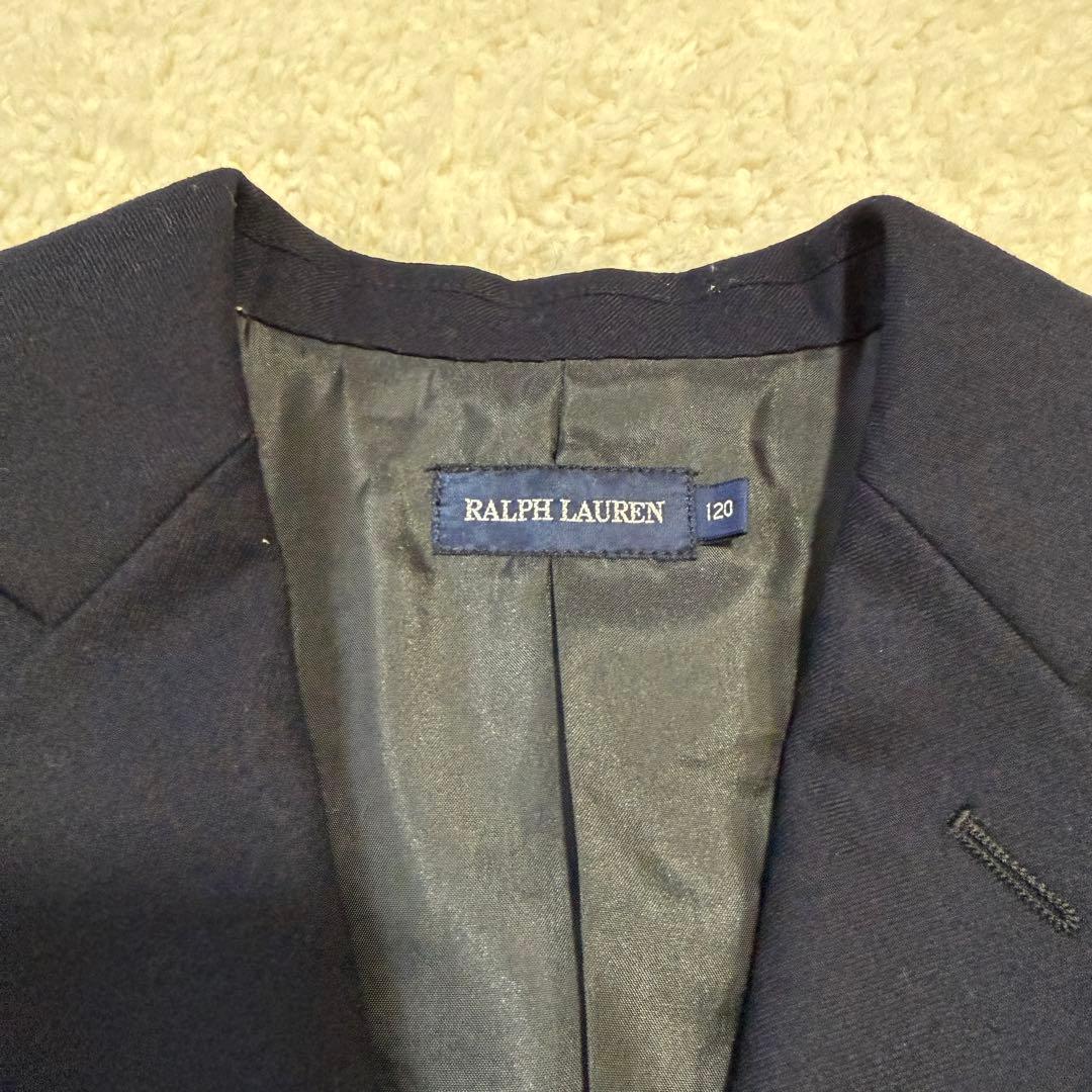 ラルフローレン 120 フォーマルスーツ　紺ブレザー 入学式　3点セット　セット