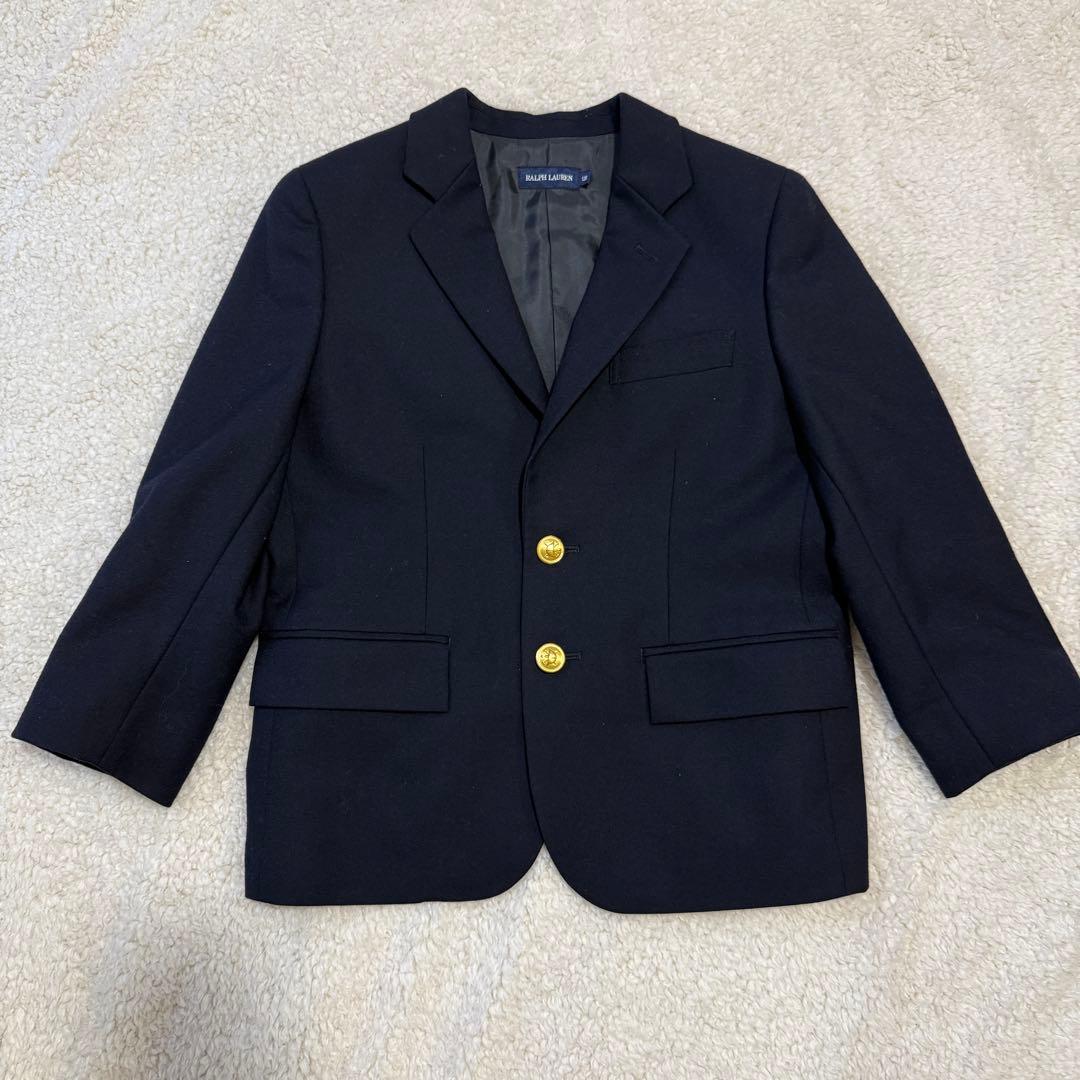 ラルフローレン 120 フォーマルスーツ　紺ブレザー 入学式　3点セット　セット