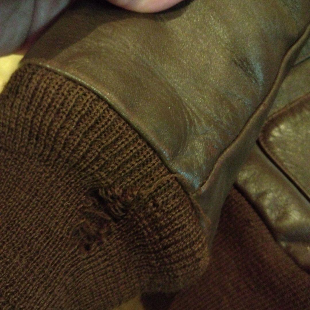 リアルマッコイズ　A2 　フライトジャケット ブラウン