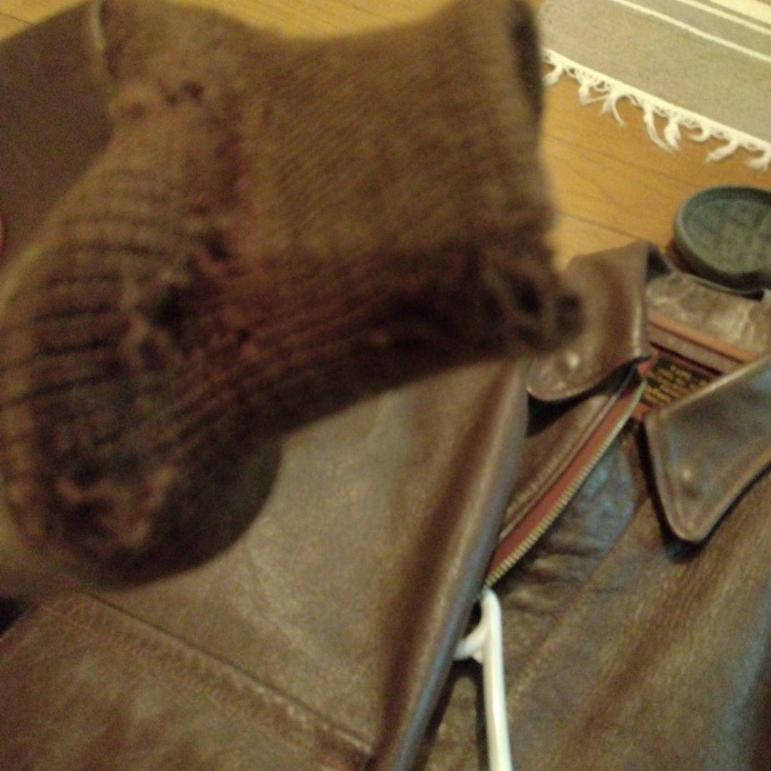 リアルマッコイズ　A2 　フライトジャケット ブラウン