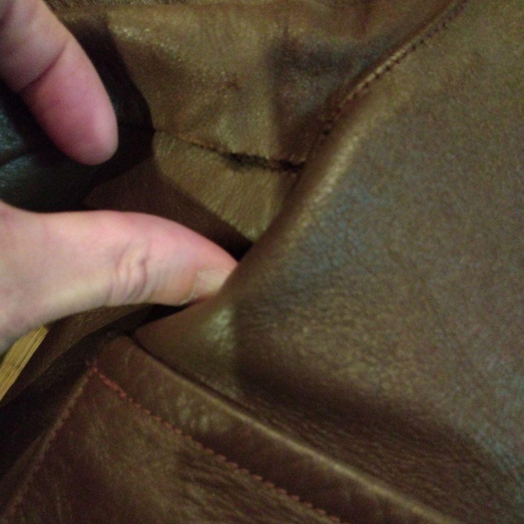 リアルマッコイズ　A2 　フライトジャケット ブラウン