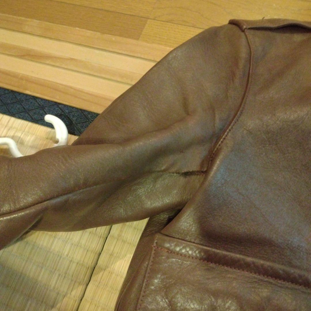 リアルマッコイズ　A2 　フライトジャケット ブラウン