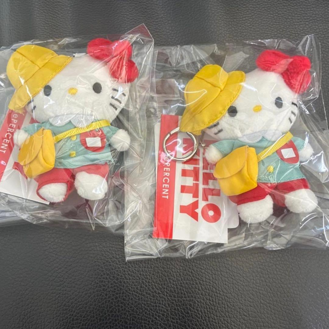 【匿名配送】ローリーズファーム　ハローキティ　幼稚園　トイキーホルダー2個セット