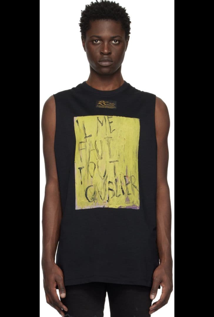 トップス RafSimons Sleeveless Oversized T-Shirt