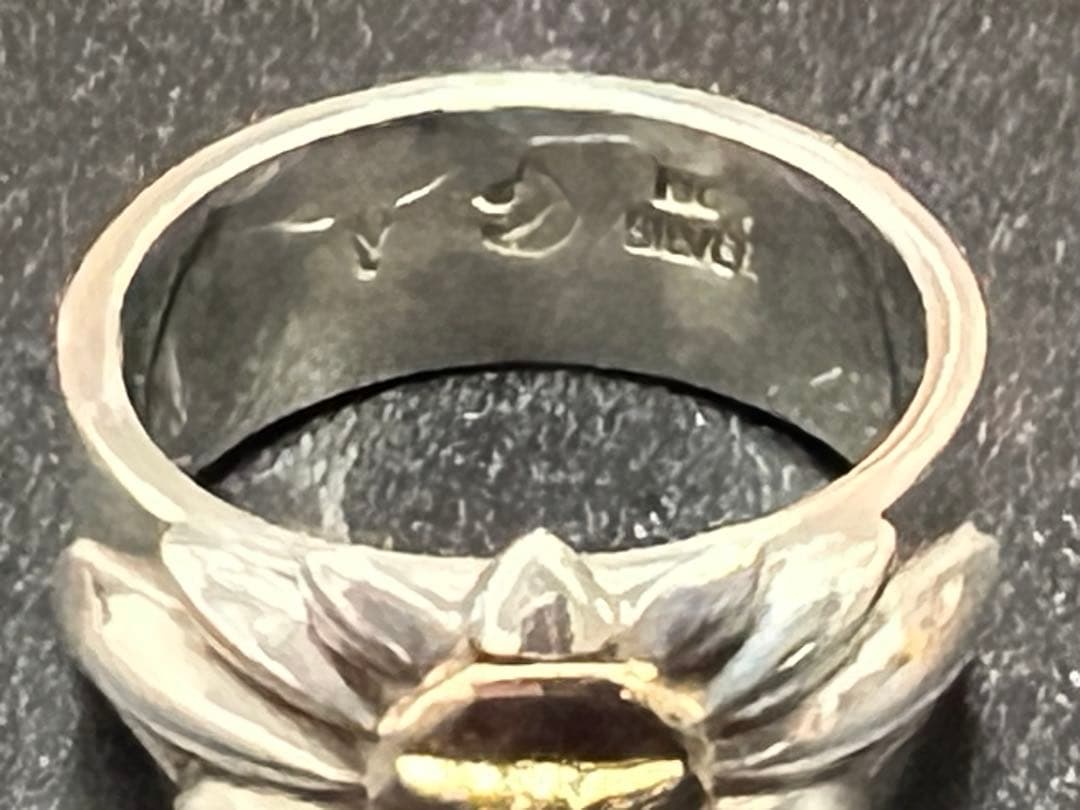 専用となります。TADY&KING 平打ちリングリリーSV GPロングホーン