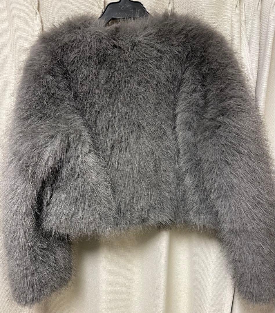ZARA フェイクファー　ジャケット　コート　XS