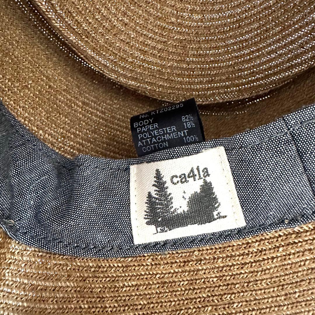 美品✨CA4LA CF CASABLANCA カサブランカ 麦わら帽子 ストロー