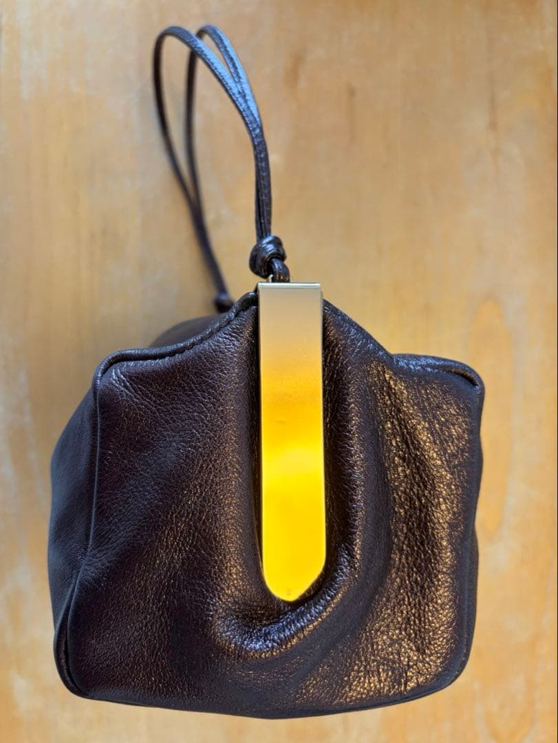 MIU MIU ダークブラウン パーティーバッグ