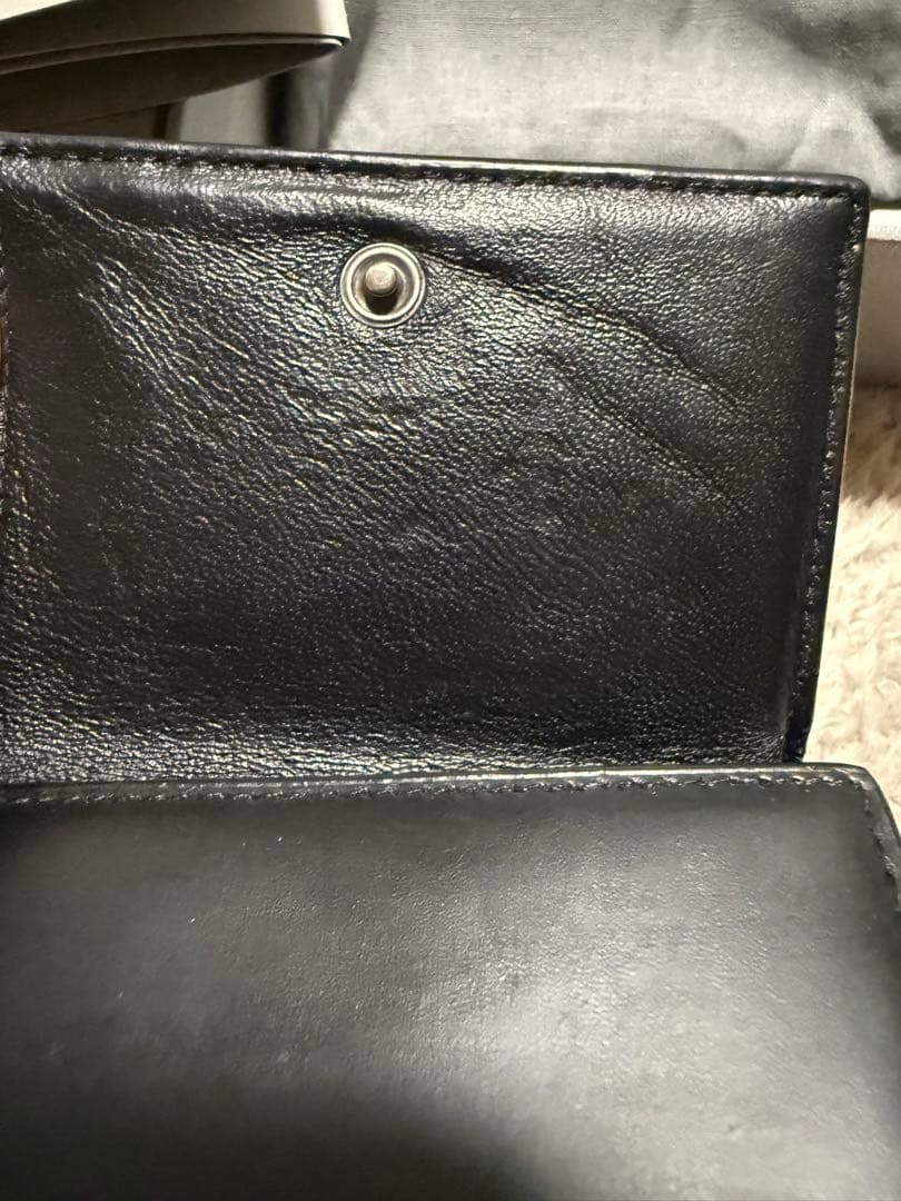 A*a様 BALENCIAGA アワーグラス ブラック 三つ折り財布