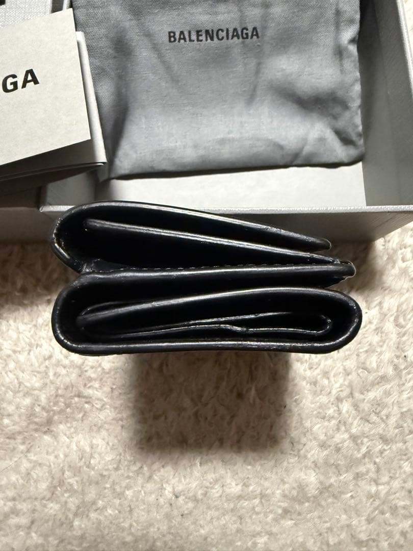 A*a様 BALENCIAGA アワーグラス ブラック 三つ折り財布