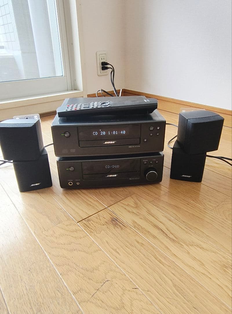 ▽中古美品▽BOSE▽DVA-18＆RA-18▽ダブルキューブスピーカー▽送料込