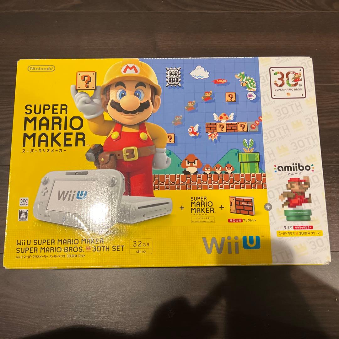 ニンテンドー Wii U スーパーマリオメーカー スーパーマリオ30周年セット