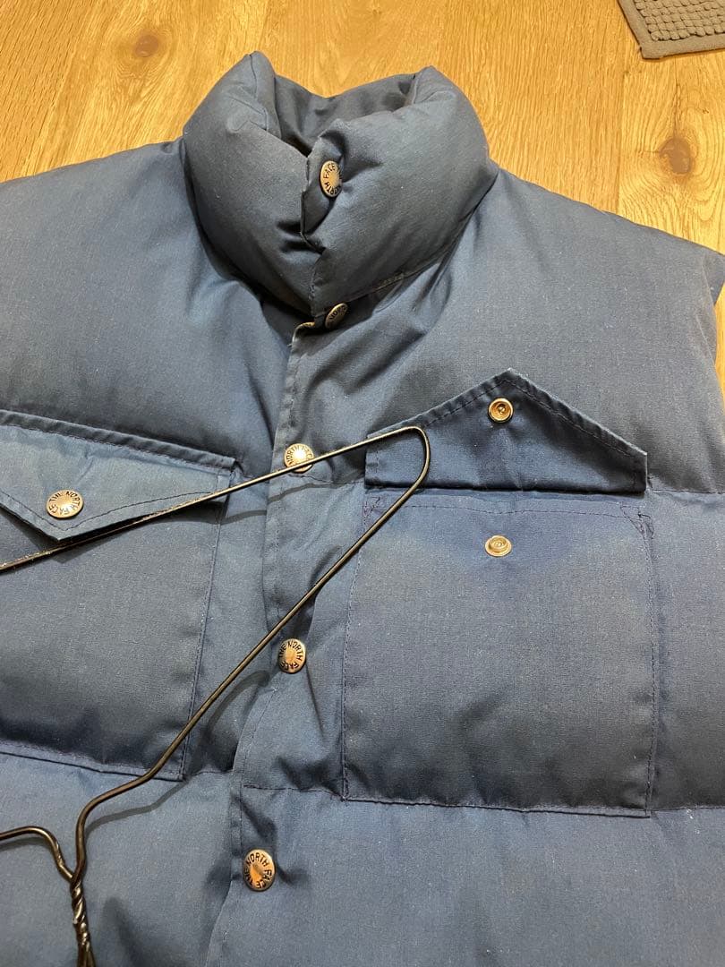 70’s THE NORTH FACE ダウンベスト 茶タグ USA製Mサイズ