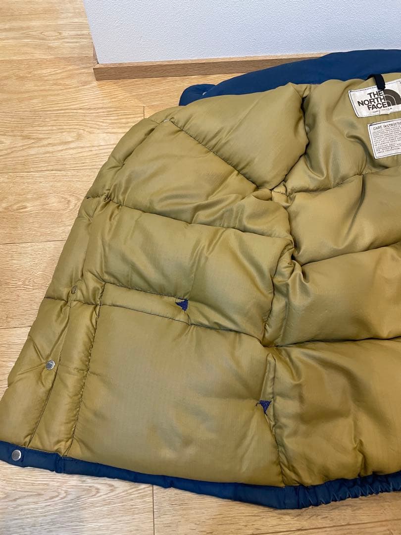 70’s THE NORTH FACE ダウンベスト 茶タグ USA製Mサイズ
