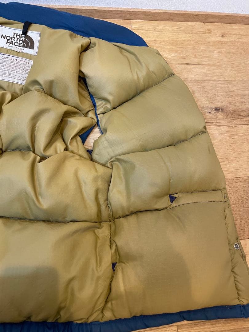 70’s THE NORTH FACE ダウンベスト 茶タグ USA製Mサイズ