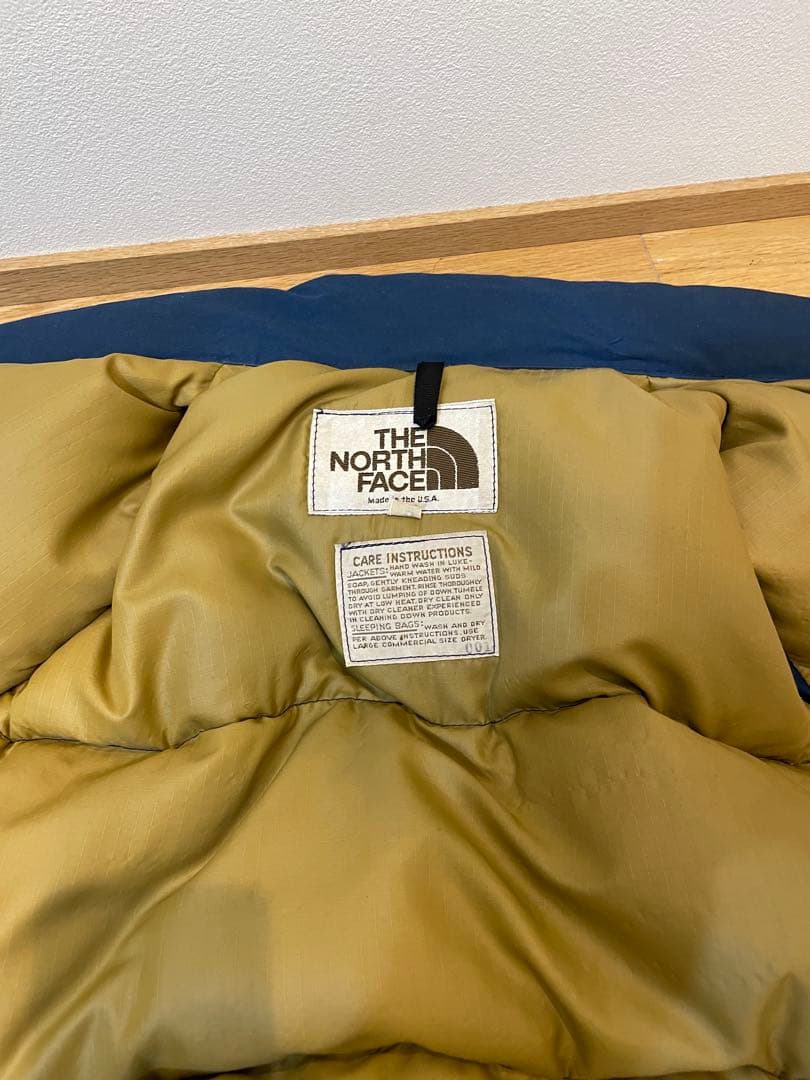 70’s THE NORTH FACE ダウンベスト 茶タグ USA製Mサイズ