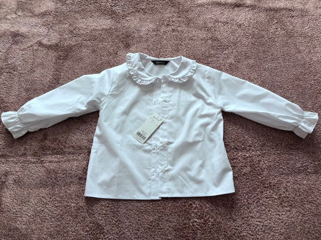 入学式　フォーマルスーツ&ブラウスセット　110センチ【試着のみ】