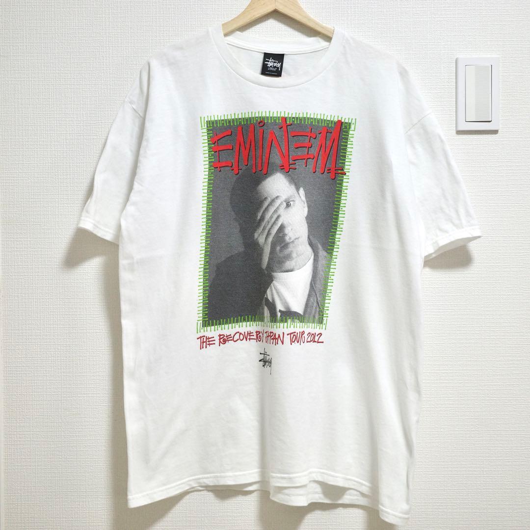 【正規品】STUSSY エミネム　JAPAN TOUR 2012 Tee 白