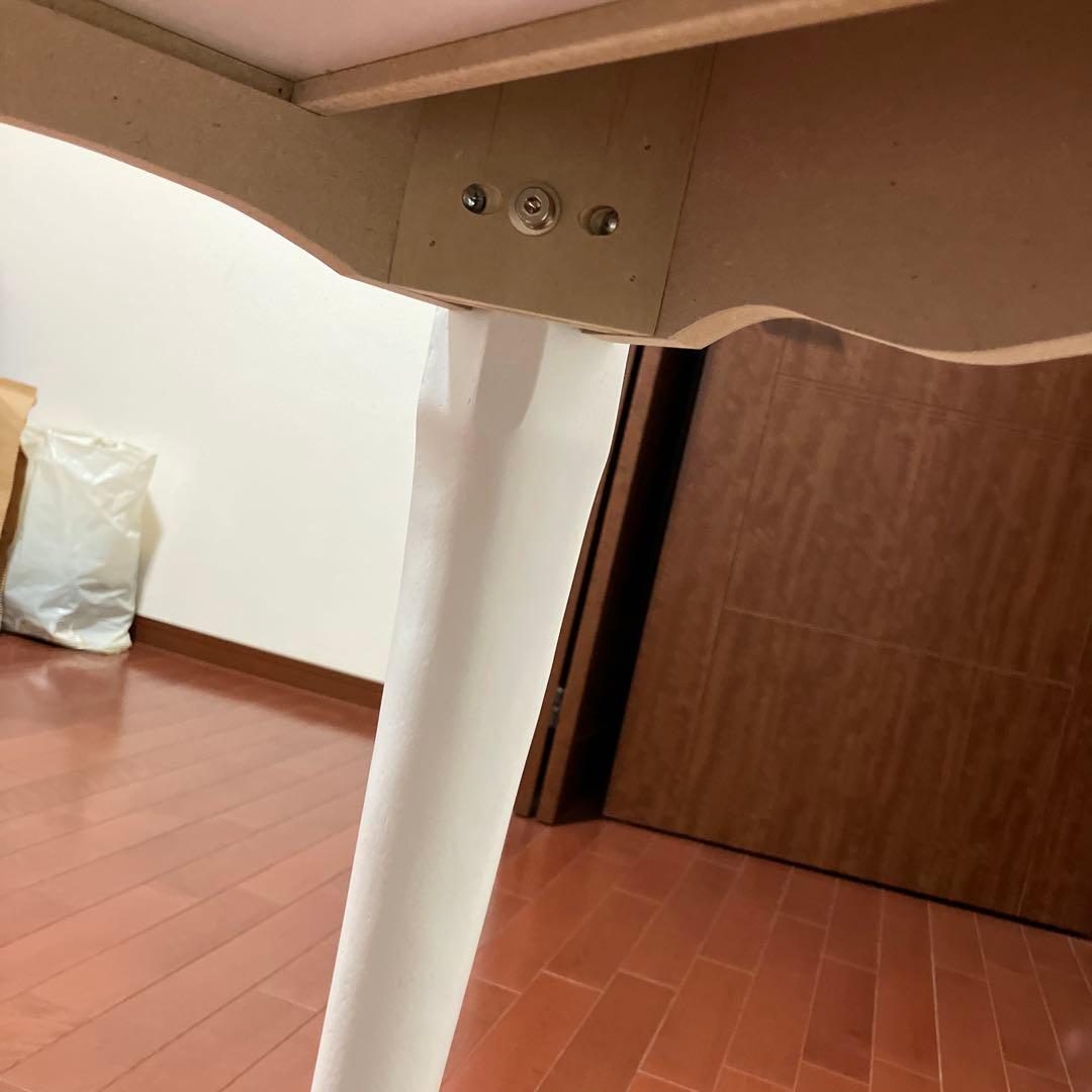 アンティーク風　猫足　ホワイトコンソールテーブル　デスク　幅100