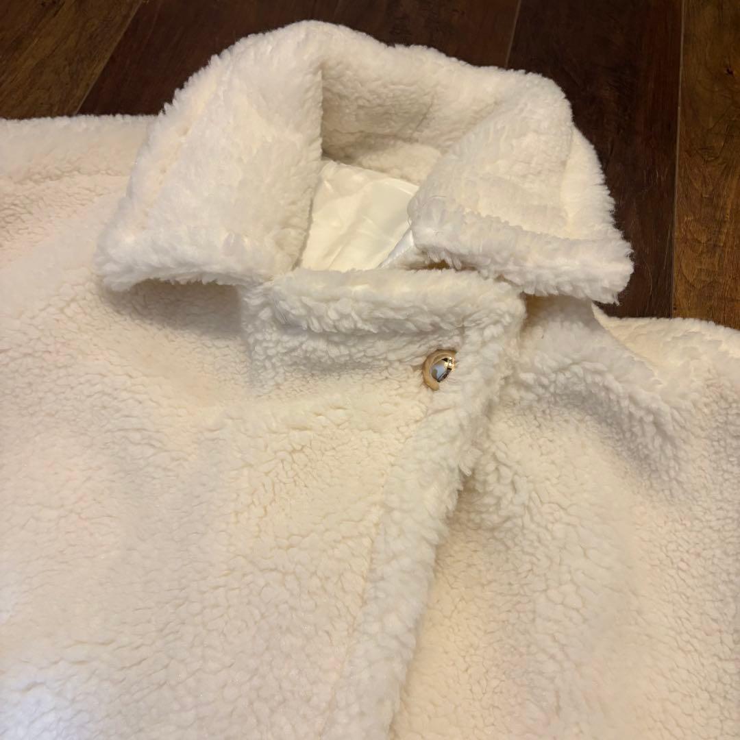 birthday bash ボア　ポンチョ　新品　マックスマーラ